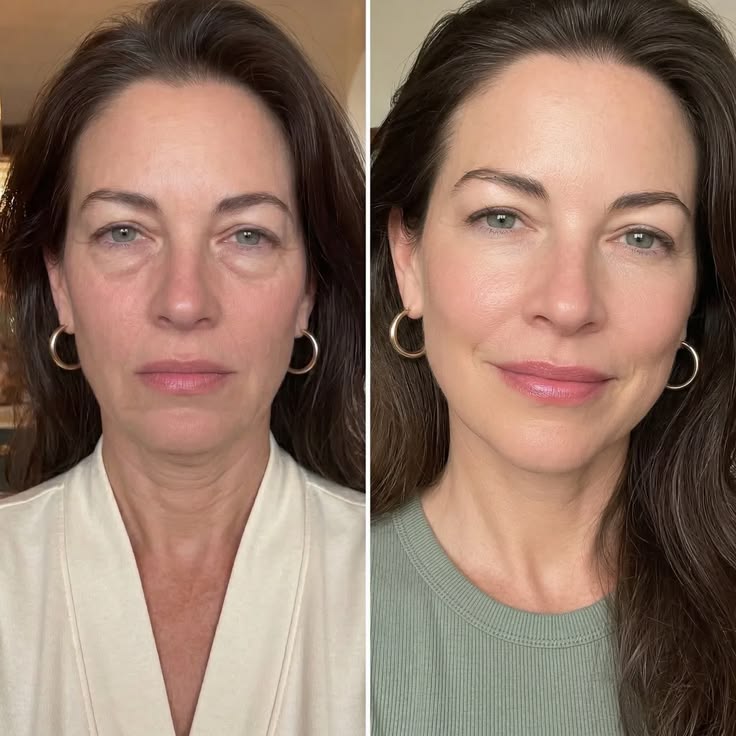 Before and after - Fresh, even complexion